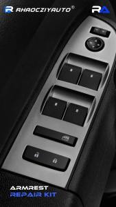 Left & Right Side Armrest Repair Compatible with Chevrolet/GMC ModelsBlack