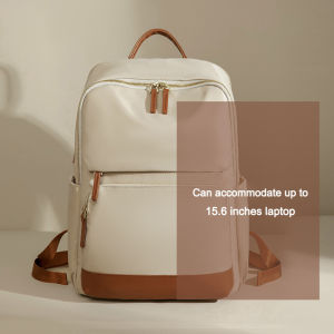Ayuqi® Women 15.6 inch Laptop Backpack Large-capacity Oxford Cloth Travel Backpack Water-repellent Bag