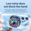 X76 Pro Phone Radiator Icing Style Adjustable Magnetically Fixed Back Clip Digital Display Fast Cooling Semiconductor Mobile Phone Heat Sink Gaming Cooler. 