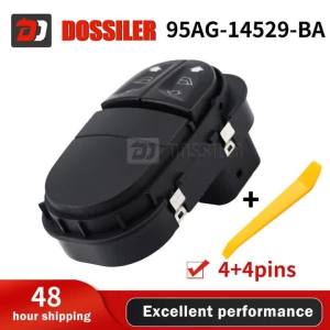 95AG-14529-BA Dossiler Car Power Window Switch Lifter Button For Ford Escort 1995-1997 1998 1999 2000 95AG14529BA 4+4 Pins