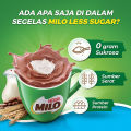 NESTLE MILO Less Sugar Susu Cokelat Rendah Gula isi Sachet 10x28g . 