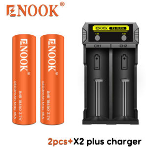 - Enook 18650 3.7V 6800mAh 45A Battery Rechargeable