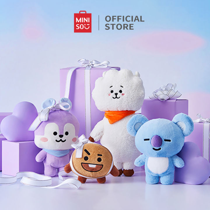 Miniso x BT21 Collection Boneka Mewah Lembut Yang Lucu Plush Toy