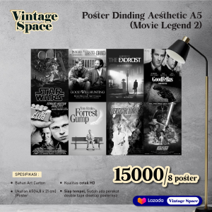 Poster Dinding A5 Movie Legend 2 / Poster Aesthetic A5 / Poster kamar
