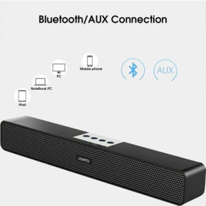 Pembesar Suara Bar Bunyi Bluetooth Pembesar Suara Wayarles Mudah Alih & Boleh Dicas semula Bar Bunyi Bes Stereo Untuk Telefon Laptop TV PC