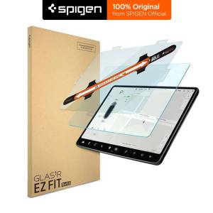 Spigen Tempered Glass Screen Protector [GlasTR EZ FIT - Refill] Designed for Tesla Model 3 (2023-2017) Tesla Model Y (2024-2021) 15 inch Dashboard Touchscreen - Matte/Anti Fingerprint