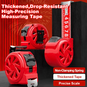 Heavy Duty Steel Tape Measure Shockproof Professional Measuring Tape High Precision Construction DIY Measuring Tool