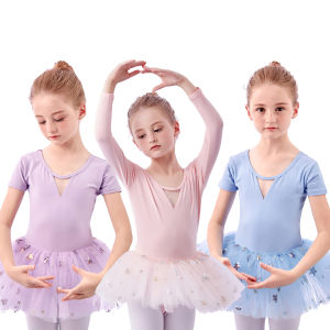 Lolanta 3-12ปีหญิงชุดเดรสบัลเล่ต์ Basic นักเต้นบัลเลต์เสื้อผ้าเด็กแขนยาว/สั้นกระโปรงชุดเต้นบัลเล่ต์สวมใส่