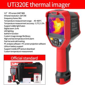 UNI-T UTi320E UTi260E Infrared Thermal Imager High Resolution Handheld Thermal Camera PCB Circuit Floor Heating Detection