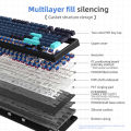 XINMENG X98 Pro คีย์บอร์ดไร้สาย Mechanical keyboard  โครงสร้าง gasket 3 โหมด. 