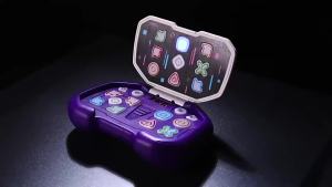 Press and Play Game Console Toy Childrens educational and stress-relieving music puzzle game handheld flip-top dancing machine educational toy
