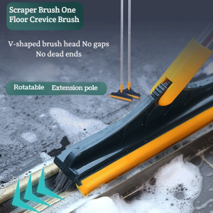 Multifunctional Household Floor Scraper Retractable Floor Squeegee  Sewage Stains On  Floor  And Window Glass Scrape And Clean 伸缩清洁地刷