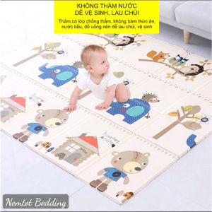 🔖SIÊU RẺ🔖Thảm Xốp Hàn Quốc 1m8x2m Trải Sàn Cho Bé Chơi Thảm 2 Mặt XPE Phủ Silicon Chống Trượt Chống Thấm Nước _ Nemtot Bedding