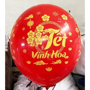 Bóng To In Chữ Chúc Mừng Năm Mới Bán Tết -Năm Mới Ngựa Bính Ngọ 2026