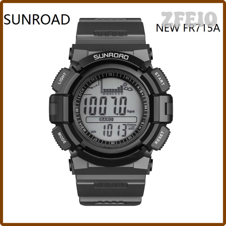 ZFEIO SUNROAD New 715A Sports Watch Altimeter Men's Digital