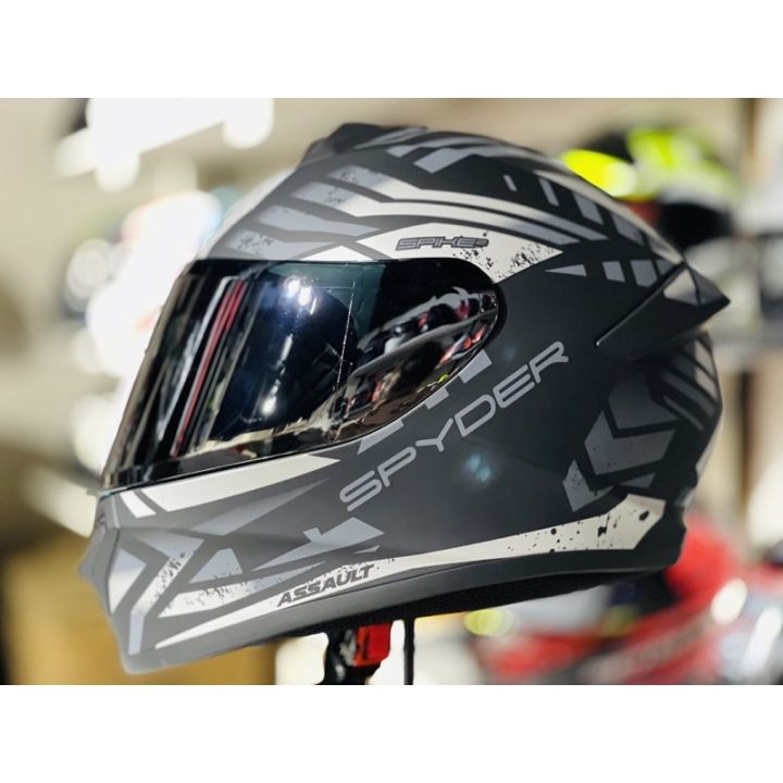 SPYDER SPIKE Fullface Helmet with Free Clear Visor | Lazada PH