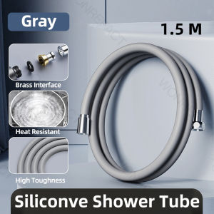Bathroom Silicone Shower Tube Shower Head Hose Handheld Shower Head Hose Hose Explosion-Proof And Anti Winding Bend Arbitrarily