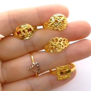 Cincin Pelbagai Saiz 12.5 Emas 916 Yon Hing