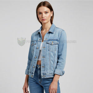 Jaket Jeans Crop Wanita Model Kekinian Fashion Denim Kasual Trendy Korea Fashionable