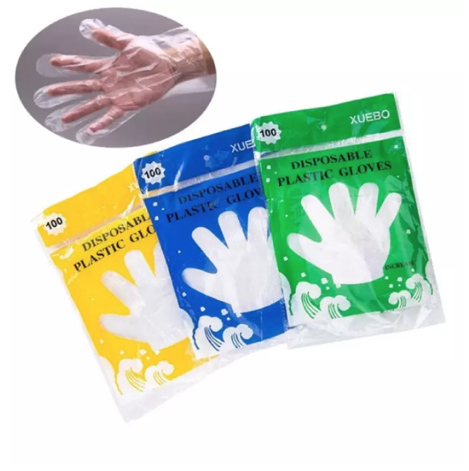 Philippines Top1 100pcs Pack Disposable Gloves One off Plastic Gloves For Food Cleaning Cooking kitchen accessories