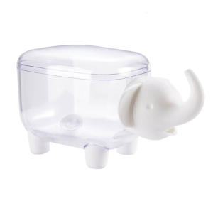 Dustproof Clear Plastic Cotton Swab Storage Box With Lid for Home Organization Large Capacity Hygienic Container