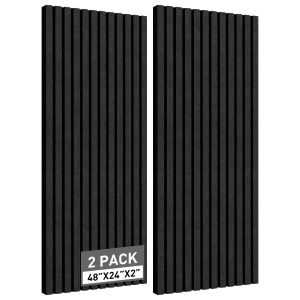 BEIYIN Premium Acoustic Foam Soundproof Panels 120X60X5CM High Density Sound Absorption Foam Panels Wall Noise-Reducing Acoustic Treatment Panels for Recording Studio