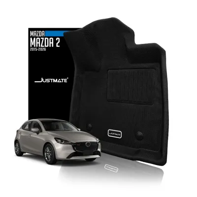 JUSTMATE MAZDA พรมปูพื้นรถยนต์ MAZDA 2 2015 - 2026