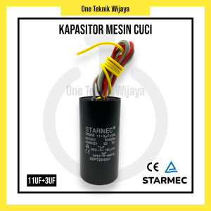 Kapasitor Mesin Cuci 2 Tabung Double 11+3 / Capasitor Mesin Cuci