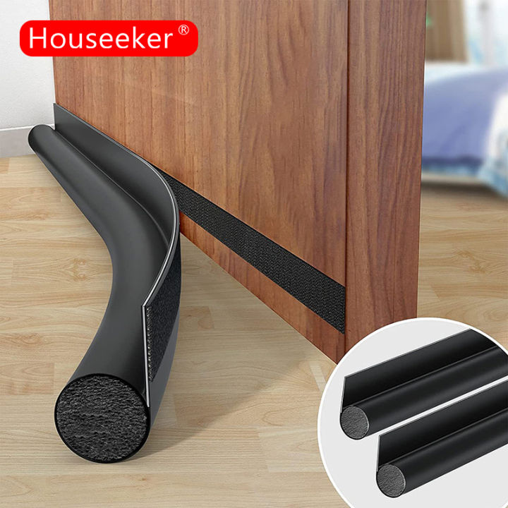 Houseeker Single Side Door Bottom Seal Strip Pu Flexible Wind Noise Reduction Stopper Under Door