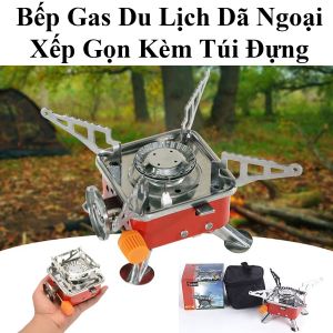 Bếp Gas Du Lịch Dã Ngoại Xếp Gọn Mini