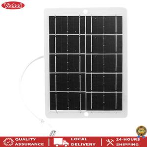 [NEWEST] 3W/6W/10W Portable Solar Panel with Carabiners Solar Panel Kit USB Outputs for Outdoor Camping Van