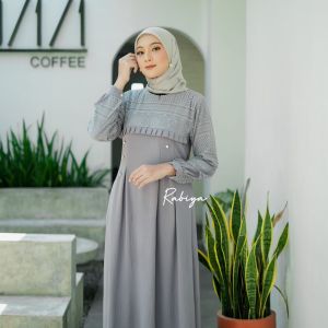 dress jumbo brokat pesta crincle ld 100 110 120 130 140 / gamis jumbo brokat model baru