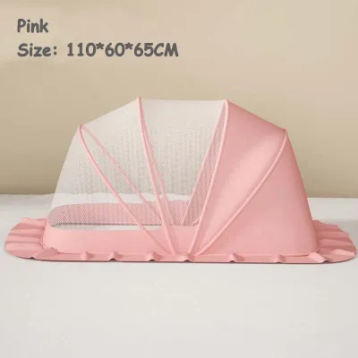 SG seller🌹Baby Mosquito Net Bed Tent Kids Portable Folding Crib Cover Breathable Foldable Cots Bottomless Crib Net