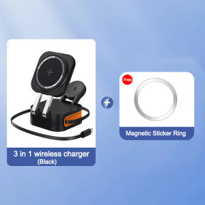 Zuzg 3-Trong 1 25W Không Dây đế sạc 15W sạc không dây nhanh Máy Tính Để Bàn trạm dock Cho iPhone 17 16 15 14 13 12 Loạt Samsung S25 S24 S23 Loạt Apple Đồng Hồ AirPod