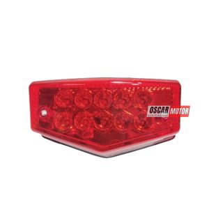 BUNTUT LAMPU STOP RX KING NEW 10 MATA RED MERAH LED LONG STAY ANDFLASH