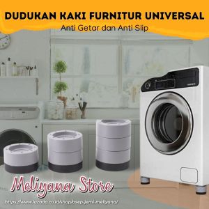 Alas Tatakan Dudukan Peninggi Kaki Mesin Cuci Kulkas Meja Anti Getar
