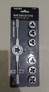 Hand Tap Set plus Gagang - Senai Snei Die Set - Snai Pembuat Drat Dalam Luar Ulir Handtap M3-M12