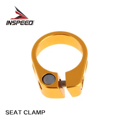 INSPEED Aluminum Alloy Bicycle Seatpost Clamp 31.8/34.9mm Seat Tube Clamp MTB Bike Seat Tube Clip Bike Saddle Seat Clamp