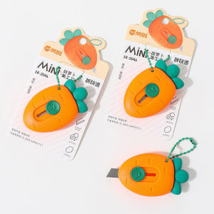 Dao Rọc Giấy Mini Hình Cà Rốt Bơ Dâu Tây Bỏ Túi Dễ Thương – Móc Khóa Khui Hàng Đa Năng
