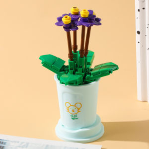 Gratis Semua - Mainan Edukasi DIY Kreatif / Mainan Bunga DIY Block 3D / Building Blocks Motif Bunga