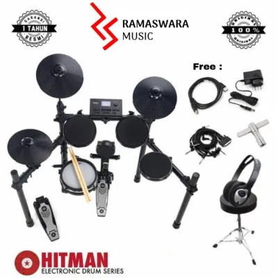 Drum Elektrik HITMAN HD-17 / HD 17 Electric Drum / Free Kursi