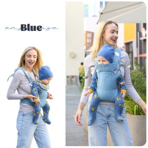 IPIE2 Infant Kangaroo Bag Baby Wrap Carrier Infant Hip Seat Newborn Front Holding Newborn Sling Wrap Universal Cotton Infant Backpacks Newborn
