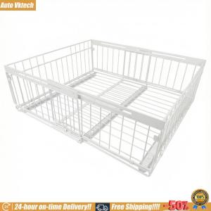 [Auto Vktech] Slide Out Drawers with Silent Slide No Drilling and Nailing Cupboard Organiser Sliding Cabinet Basket for Kitchen Under Sink Pantry Bathroom