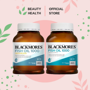 [Local Delivery] Blackmores Odourless Fish Oil 400s I Original Fish Oil 1000Mg | High Concentrated | Omega Brain | General Wellbeing [BeautyHealth.sg]