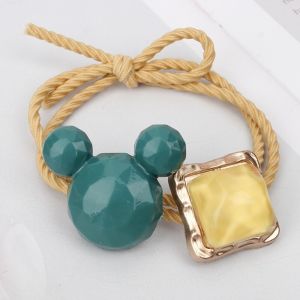 13th Ave Mickey Colourful Square Bead Hair Tie Hairties Hairband Rubber Band 米奇彩色方块弹力发圈发绳头绳