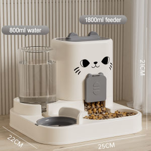 Automatic Pet Feeders Automatic Dog Cat Bowl Pet Dog Cat Food Water Dispenser Drinking Gravity
