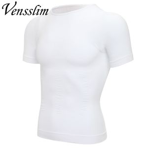 ชุดกระชับสัดส่วนสำหรับผู้ชายเสื้อรัดกล้ามเนื้อชุดกระชับสัดส่วนลดหน้าท้องชุดกระชับสัดส่วนแขนสั้นส่วนเอวเทรนเนอร์