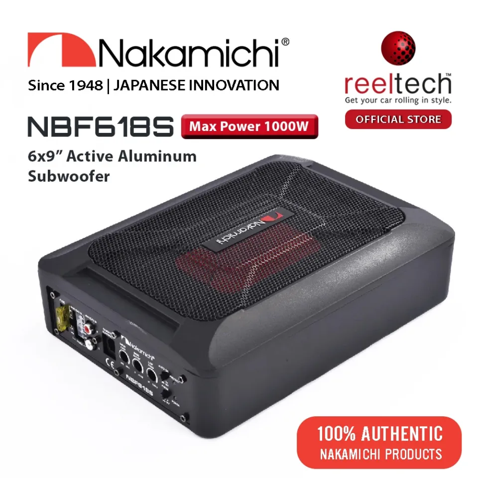 Nakamichi アンプ内蔵ウーファー　30cm 重低音　直取OK Nakamichi アンプ内蔵ウーファー 30cm 重低音 直取OK ナビモン