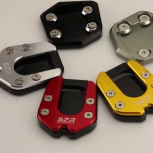 Motorcycle Kickstand Foot Side Stand Enlarger Extension Pad For CFMOTO 650MT & MT650