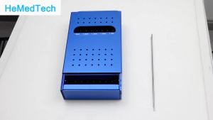 GREATLH Kirschner Wires Disinfection Case Kirschner Needle Disinfection Case Aluminium Alloy Material Orthopedic Instruments
